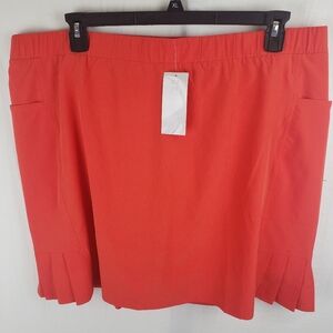 NWT Chico's Zenergy Women's Orange Skort Sz Chico's 3.5 (18)